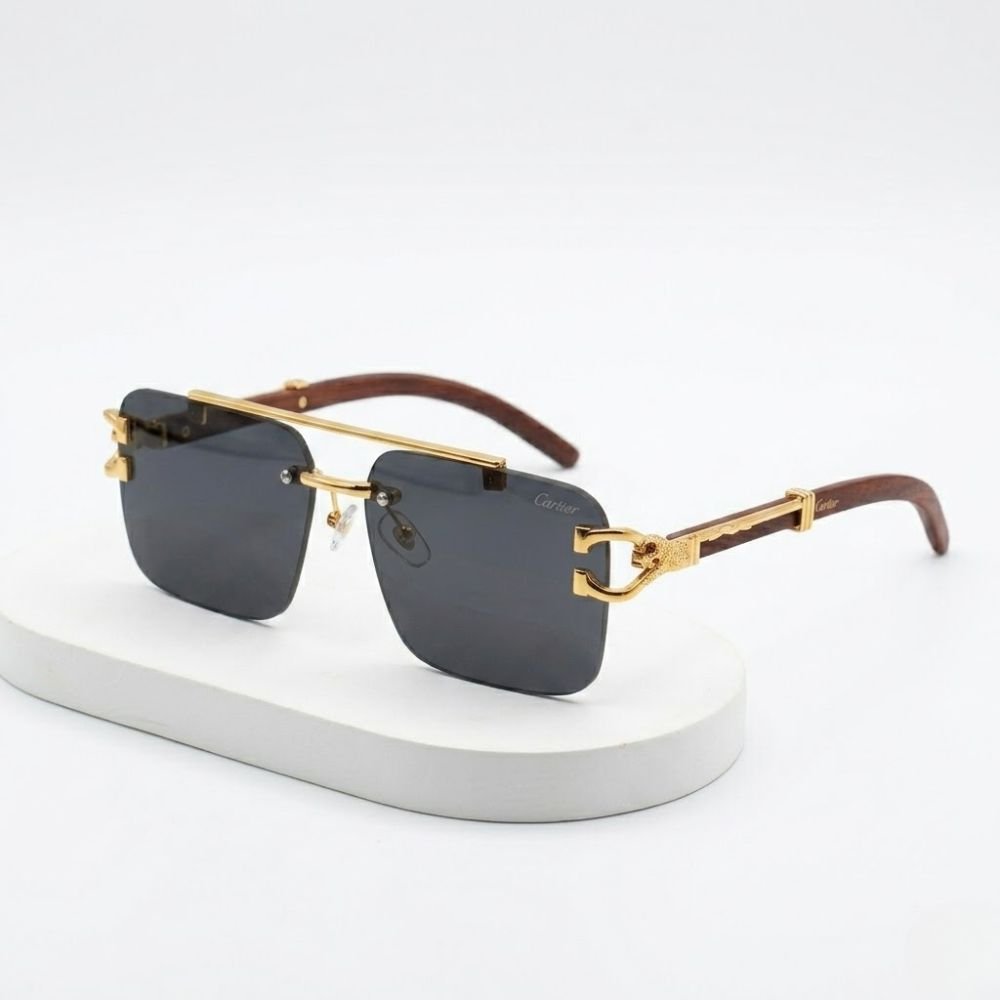 Luxury Photochromic Rimless Transition Glasses