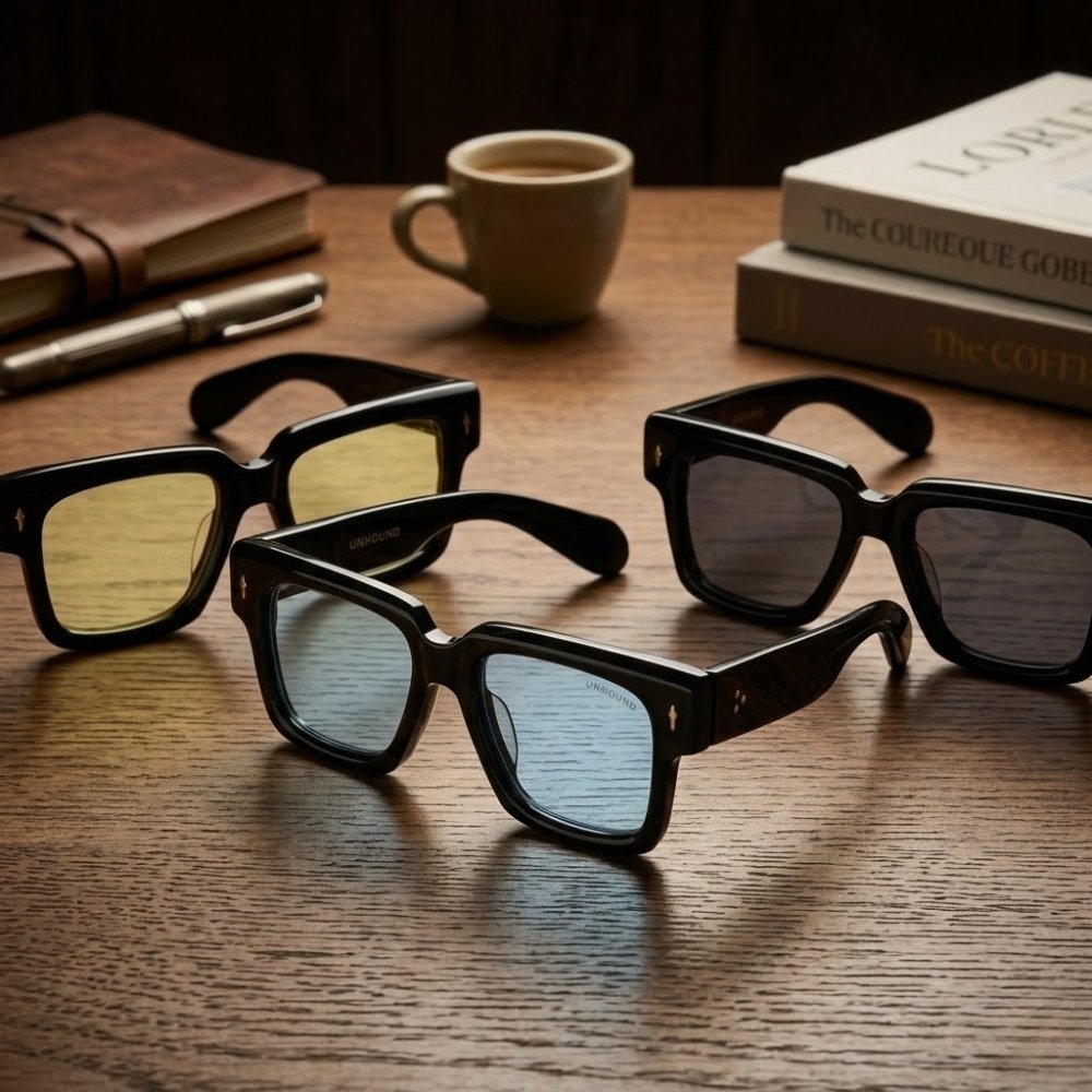 Bold Square Black Sunglasses - Image 5
