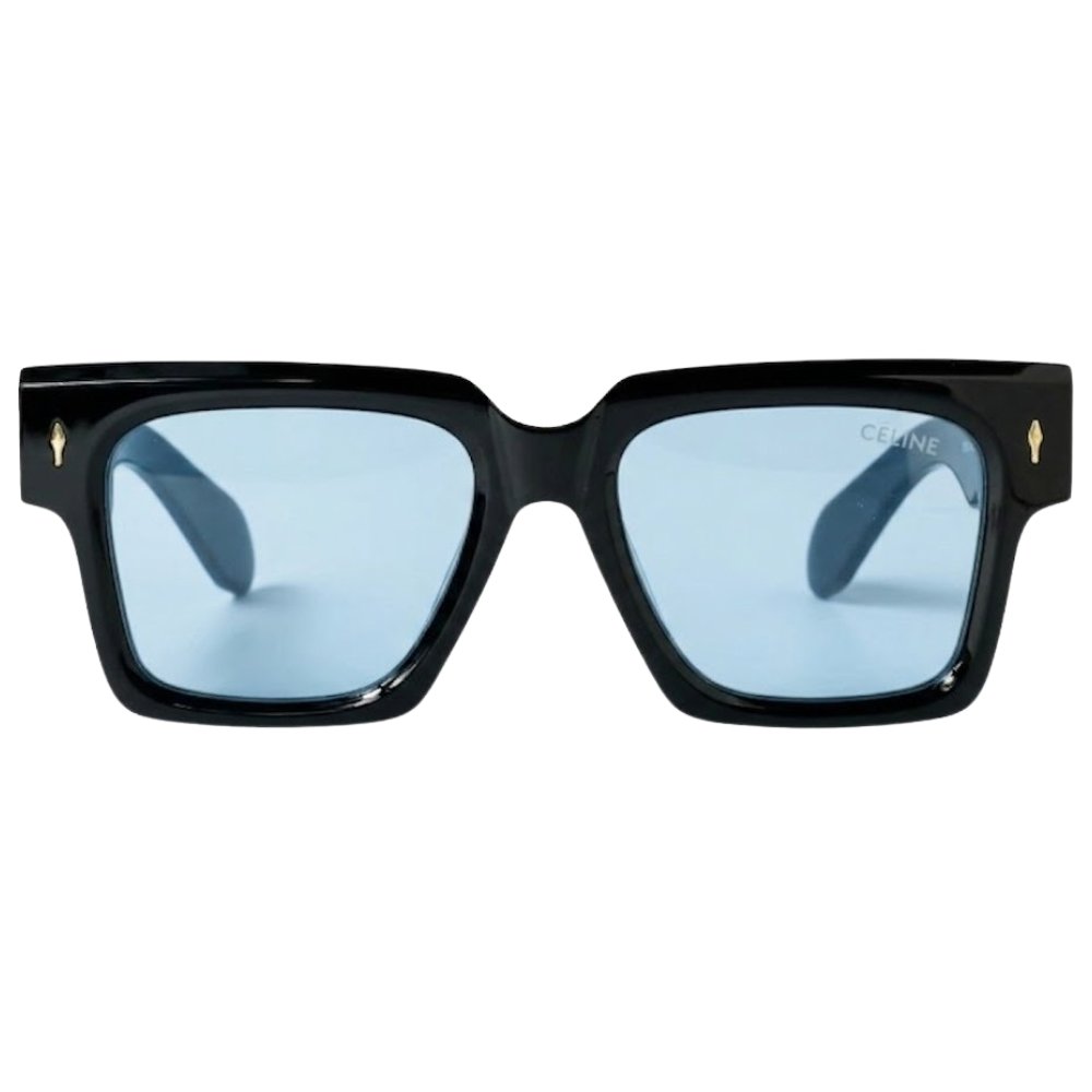 Bold Square Black Sunglasses - Image 3
