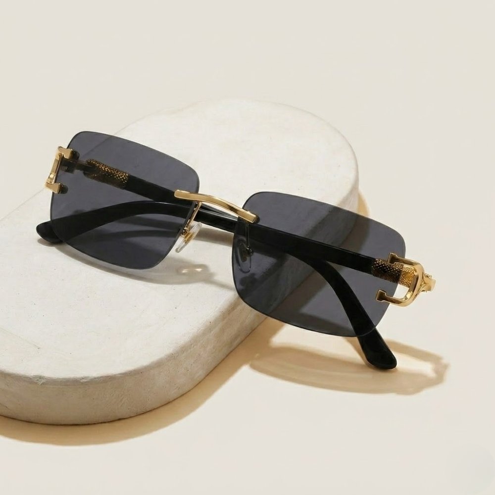 Cartier Air Rectangular Sunglasses - Image 3