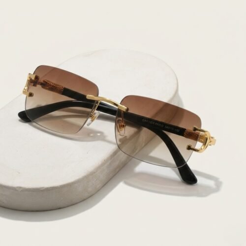 Cartier Air Rectangular Sunglasses
