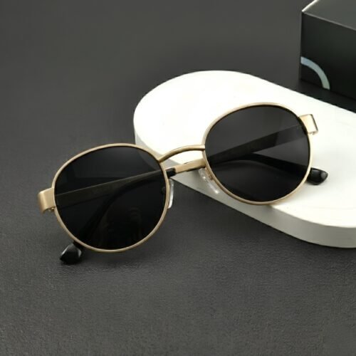 Trendy Retro Oval Sunglasses