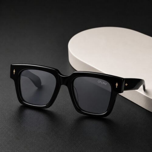 Bold Square Black Sunglasses